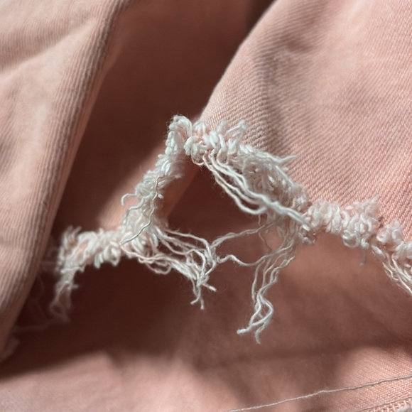 Faherty coral Jean Shorts Distressed Cut-Off Style - size 29 - great condition - Picture 4 of 6